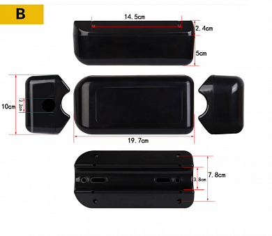 Корпус для  контроллера черный B 