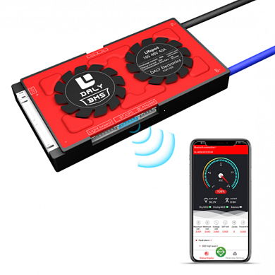 Daly  Smart BMS Liion 13s 48 В 30A  с Bluetooth-связью